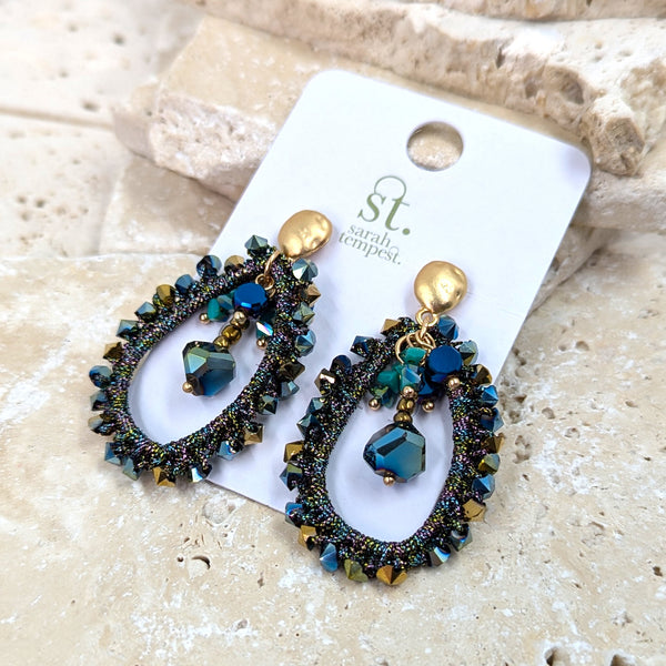 Luxury beaded earrings