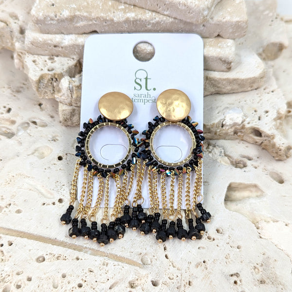 Luxury beaded earrings