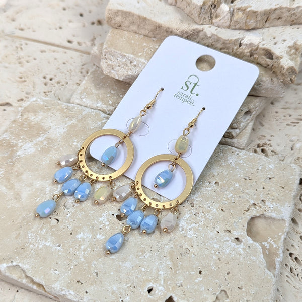 Luxury beaded earrings