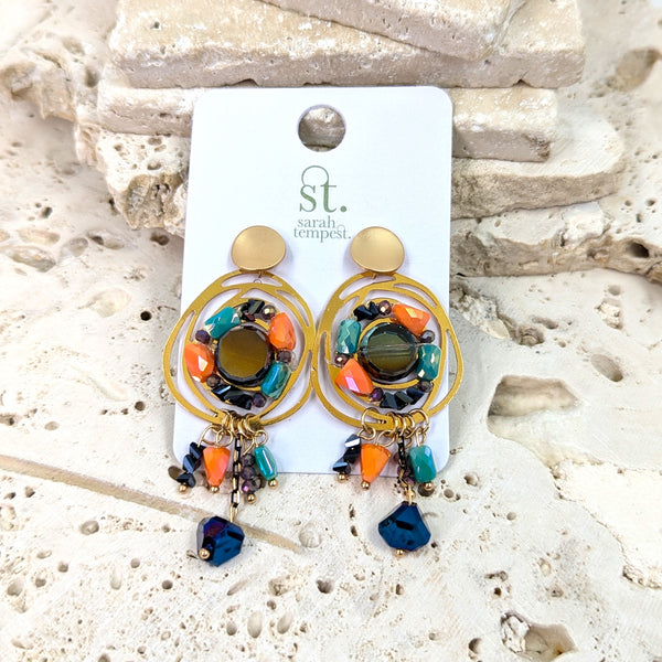 Luxury beaded earrings