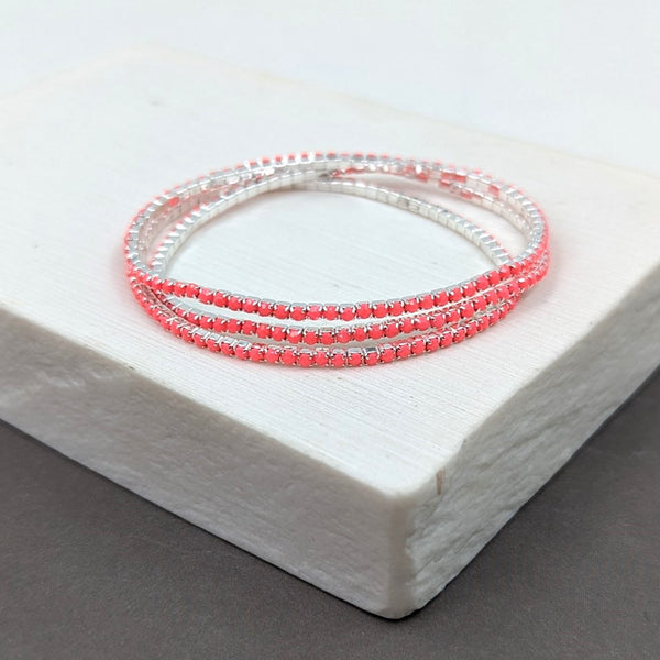 Delicate stretchy bracelet 3 pack