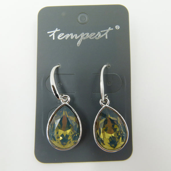 Teardrop Swarovski earrings