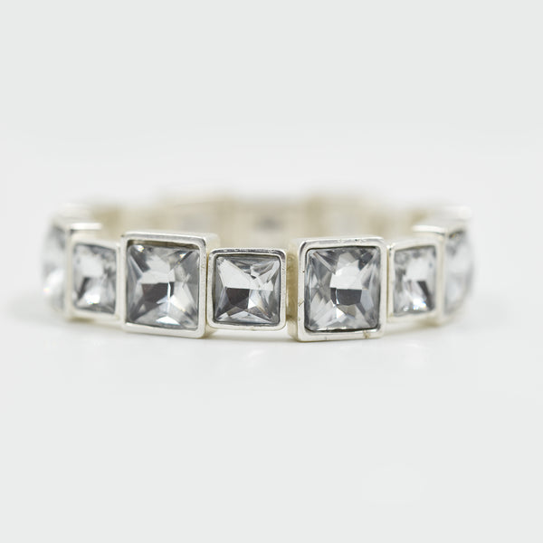 Square crystal bracelet