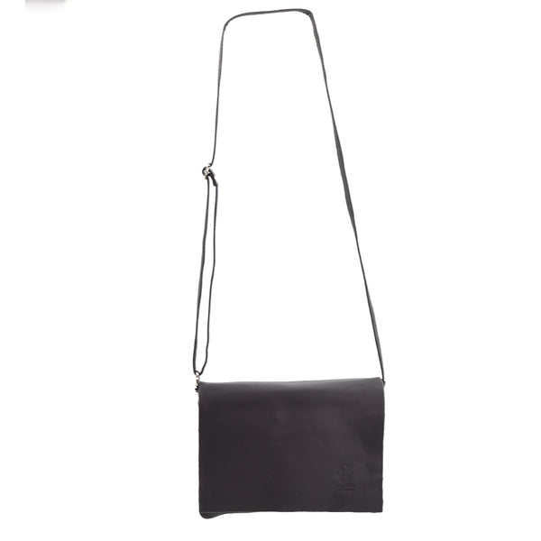 Italian leather cross body bag