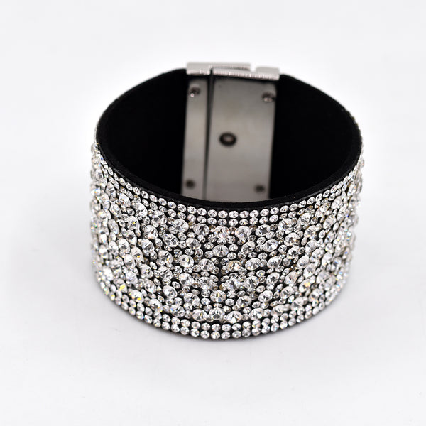 Crystal cuff bracelet