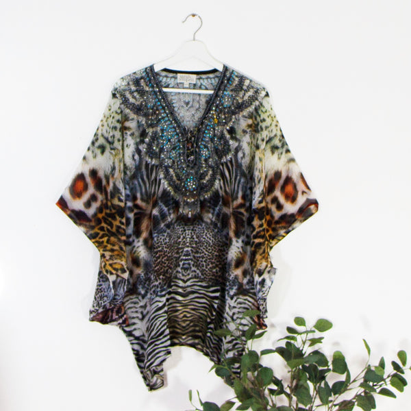 Animal fusion luxury kaftan