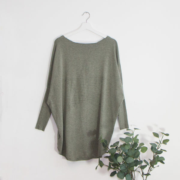 Classic shape flattering plain jumper