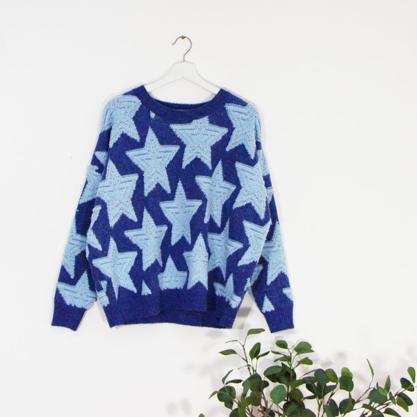 Star filled soft luxury jumper