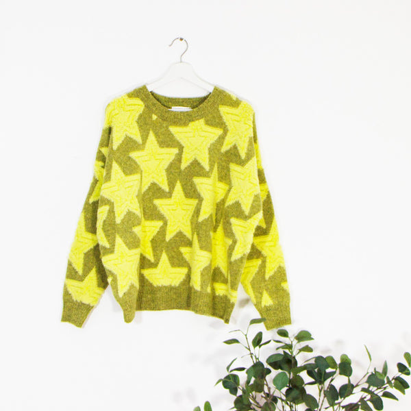 Star filled soft luxury jumper