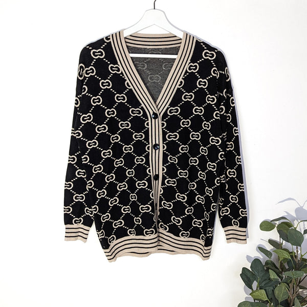 Luxurious and substantial 'Gucci' style cardigan