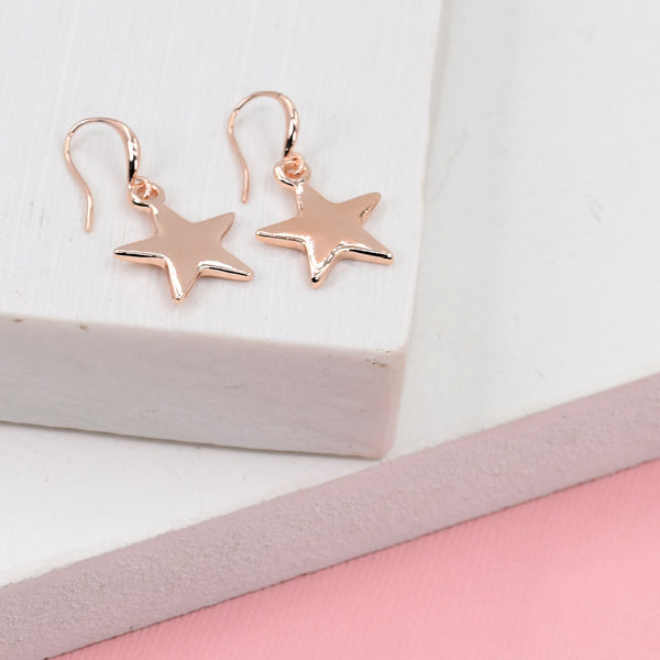 Star fish hook earrings