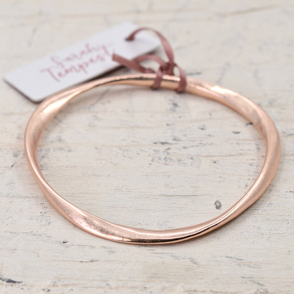 Rose gold bangle