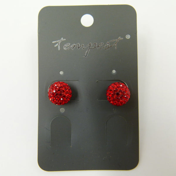 Delicate diamante studs