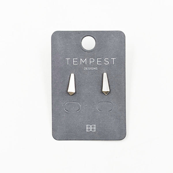 Geometric shape stud earring